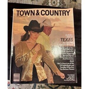 Town & Country Magazine September 1979 The Richest Texans - Kim Coleman Texas